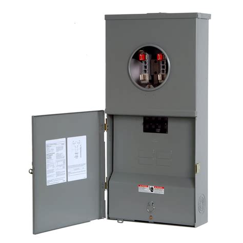 electric meter box 200a|200a meter base with disconnect.